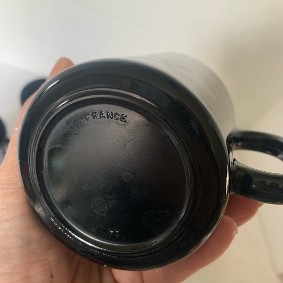 RETRO  90s BLACK COFFEE MUGS |  Set of 5 | Metallic Design. - Picture 3 of 7